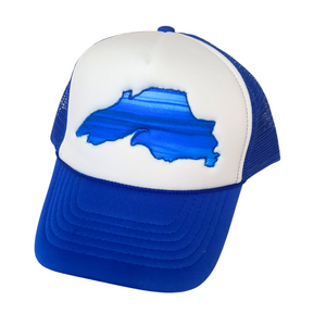 Designed to fit almost any adult head, this hat has an adjustable rear strap closure. Mesh cap crown height: 3.5 in. Brim length: 3 in. Brim width: 6.5 in. (flexible bend).