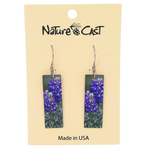 Add a little sparkle to your look with these handcrafted, nature-inspired earrings.  Made in the USA Hypoallergenic posts Measures 3/8" wide by 9/16" long