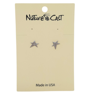 Add a little sparkle to your look with these handcrafted, nature-inspired earrings.  Made in the USA Hypoallergenic posts Measures 3/8"&nbsp;