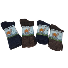 Load image into Gallery viewer, Backpacka Alpaca Socks are perfect for your adventure- Cozy, USA Made, Natural, Made to Last!