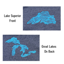 Load image into Gallery viewer, Evoke the sense of peace, wonder &amp; inspiration of Lake Superior with these cozy sweatshirts!