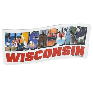 Express yourself with high quality stickers that show what you love! Designed by Wisconsin Artist, Bemused Designs Made in USA High Quality, Durable Vinyl Dishwasher & Outdoor Friendly Decorate your laptop, water bottle, cooler, or car! Measurements: 4" x 1.5"