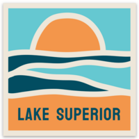 Sunrise Lake Superior Sticker