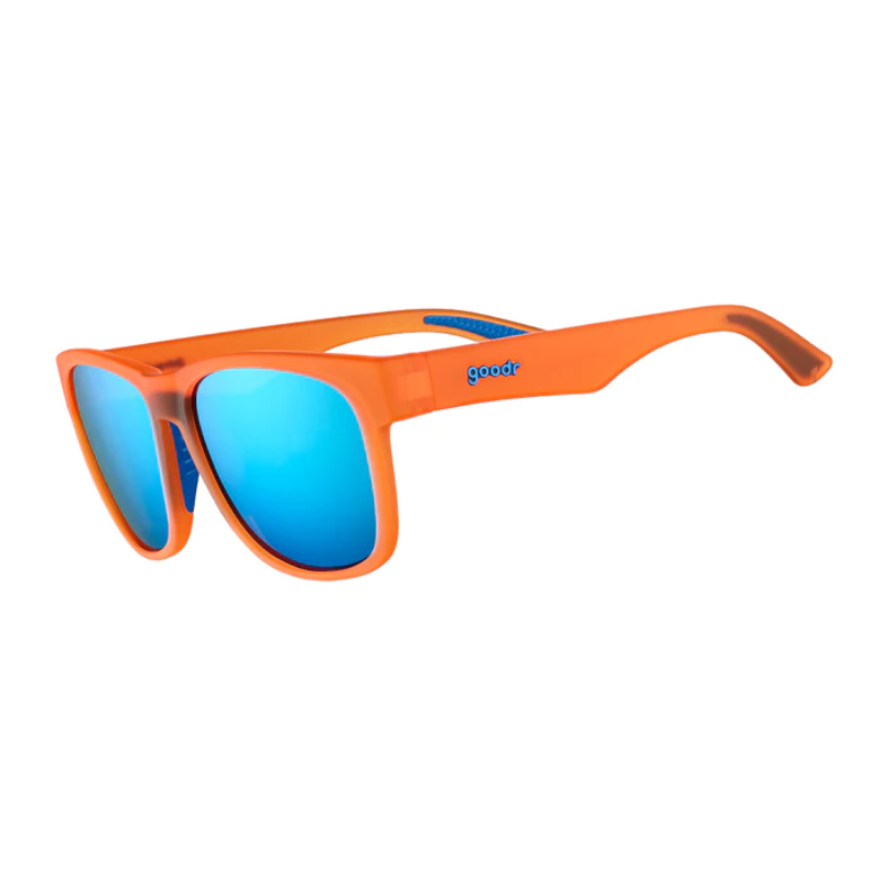 Goodr Sunglasses- Wide- That Orange Crush Rush