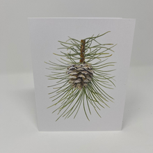 Load image into Gallery viewer, Pine Cone Watercolor Card - Patti Corning