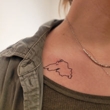 Load image into Gallery viewer, Lake Superior Temporary Tattoo