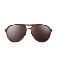 Load image into Gallery viewer, Goodr Sunglasses- Mach G -Aviator- Tortoise Shell- Amelia Earhart Ghosted Me