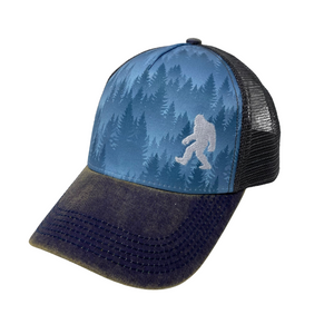 Sasquatch Embroidered Trucker Hat - Forest