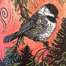 Load image into Gallery viewer, Chickadee Greeting Note Card