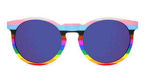Goodr Sunglasses - Circle - Get Your Priorities Gay - Pride