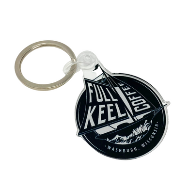 Full Keel Coffee Acrylic Keychain