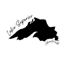 Load image into Gallery viewer, Classy Lake Superior design copywrite 2023 AdventureUs in Washburn WI.