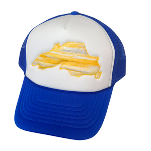 Designed to fit children, this hat also has an adjustable strap closure in the rear. It can be adjusted for a head circumference between 18 and 23 inches.