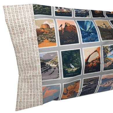 Brighten up your favorite sleep space with a beautiful, soft pillowcase.  This pillowcase is perfect for the National Parks enthusiast in your life.  Standard Size measures 30
