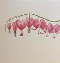 Load image into Gallery viewer, Bleeding Hearts Watercolor Card - Patti Corning