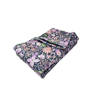 This luxurious micro fleece blanket is handcrafted in Wisconsin, USA from the softest suede-style minky fabric, creating a cozy, double-layered comfort that will soothe even the most weary traveler. A truly special item, perfect for snuggling and gifting.  Double Layer Lux micro minky in two sizes: Cuddle 28" x 44" and Throw 56" x 44" Cuddle size can be also be used as a carrier or stroller cover Handmade in Washburn, Wiscons