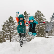 Load image into Gallery viewer, Snow Sleeves® Wrist Gaiters are a fun and functional wrist warmer for kids and adults that can be worn over or under jacket sleeves. These comfortable, unique wrist gaiters keep your wrists warm so that you can play longer.