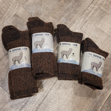 Load image into Gallery viewer, Survival Alpaca Socks- Tall
