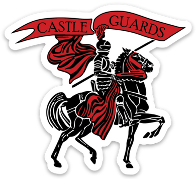 Show your Washburn Wisconsin Castle Guard pride!  This item includes a 10% donation giveback directly to the Washburn School District. Official Washburn Wisconsin Castle Guards Logo Made in USA High Quality, Durable Vinyl Dish Washer & Outdoors Friendly Measurements.: 3