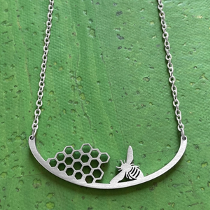Bee Stainless Steel Necklace
