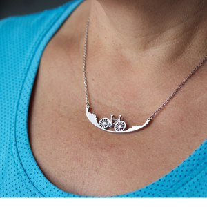 Bike Stainless Steel Necklace