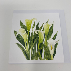 Calla Lily Watercolor Card - Patti Corning
