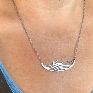 Kayak Stainless Steel Necklace