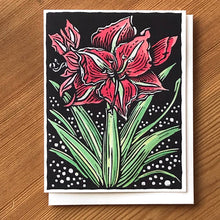 Load image into Gallery viewer, Amaryllis Greeting Note Card