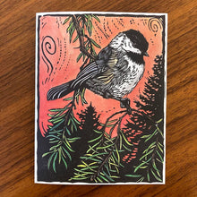 Load image into Gallery viewer, Chickadee Greeting Note Card