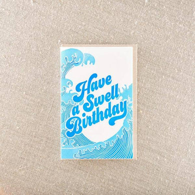 Swell Birthday Greeting Card