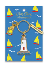 Load image into Gallery viewer, Lighthouse Keychain - The Way Home - Cape Shore