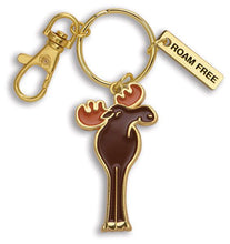 Load image into Gallery viewer, Moose Keychain - Roam Free- Cape Shore