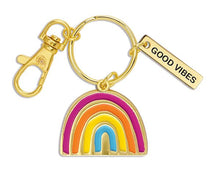 Load image into Gallery viewer, Rainbow Keychain - Good Vibes