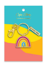 Load image into Gallery viewer, Rainbow Keychain - Good Vibes