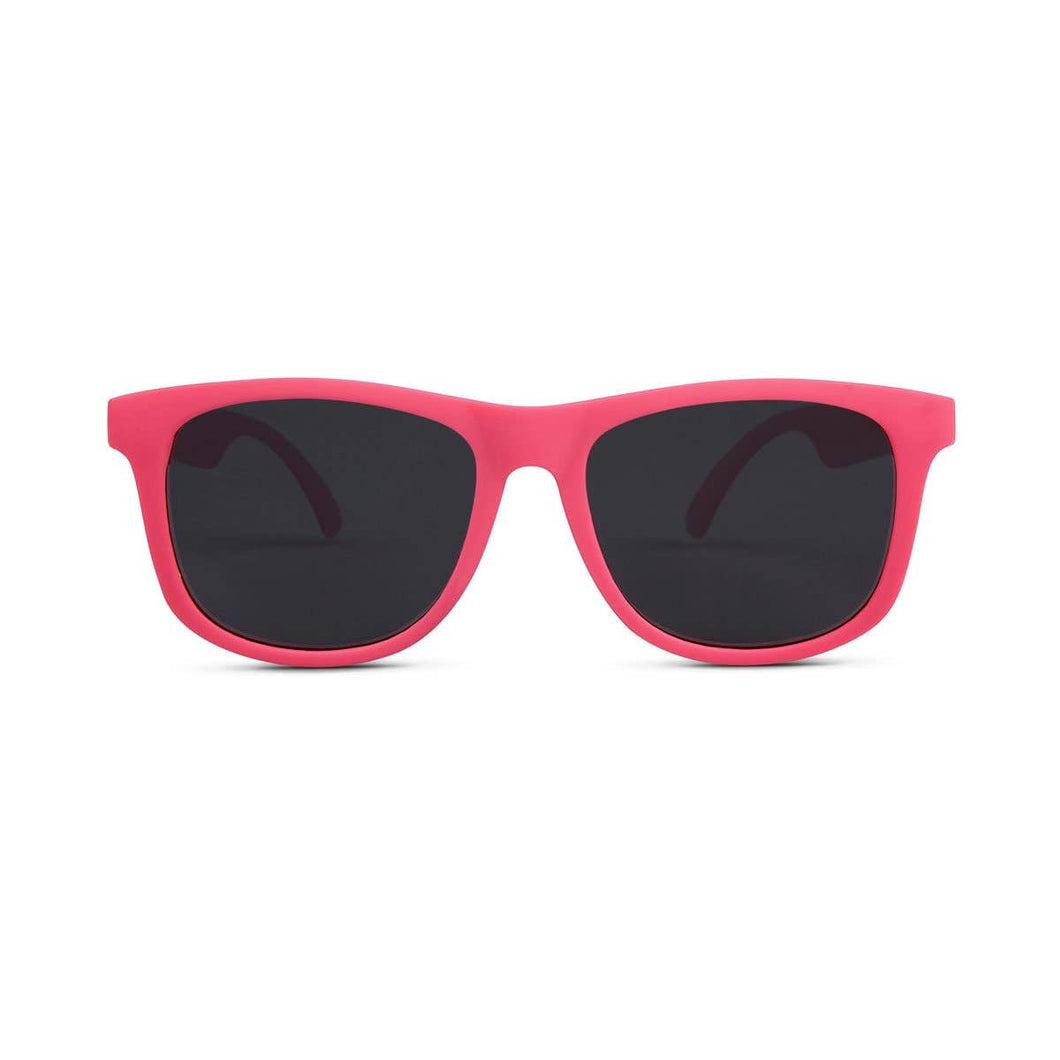 Hipsterkid Sunglasses in Pink are polarized, 100% UVA/UVB protection and durable for all of your adventures.