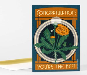 Congratulations Dandelion Greeting Card