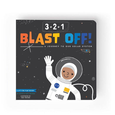 Toddlers will visit the moon, the International Space Station, and much more in this beautifully illustrated board book.  Lift-the-flap interactive pages Sturdy for little hands Gorgeous illustrations Size: 10