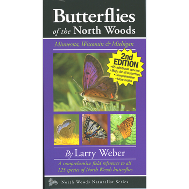 Beginner or expert, this is your guide to quickly and easily identify butterflies of the North Woods.  All 125 species found in the North Woods 350+ incredible color photos Comprehensive entries Innovative format makes field identification a snap Measures: 4.5