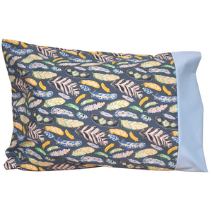 Brighten up your bedroom with a beautiful, soft pillowcase.  Standard size (20" x 30") Listing is for one pillowcase Made HERE | Made WELL Great as gifts! Let us personalize it for you with custom embroidery. Material: 100% cotton