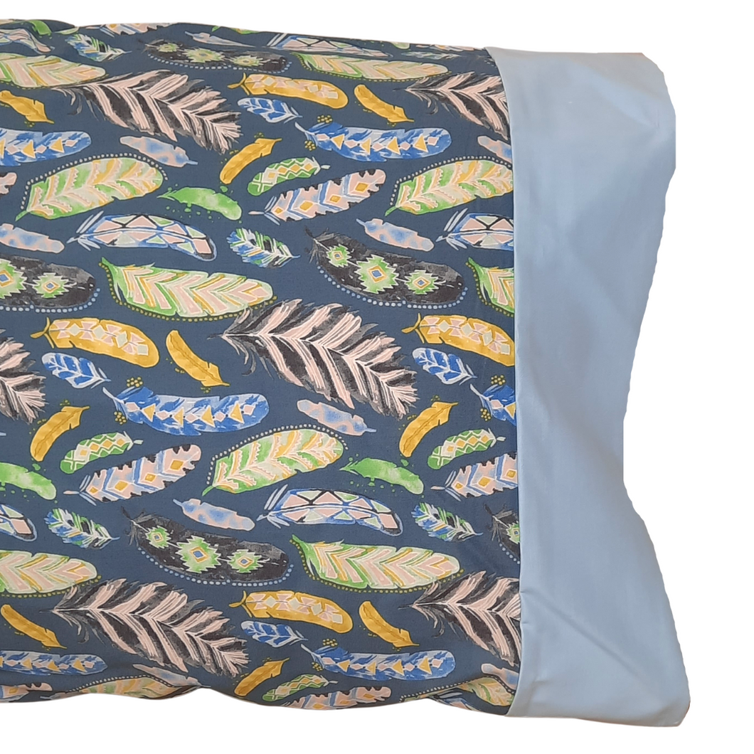Brighten up your bedroom with a beautiful, soft pillowcase.  Standard size (20