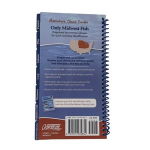 Adventure Quick Guides are the perfect companion to your time on the lake! Pocket Size 4.25" x 7.5" Laminated Easy to Follow Identification