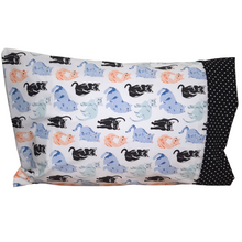 Load image into Gallery viewer, Brighten up your bedroom with a beautiful, soft pillowcase. Listing is for one pillowcase Made HERE | Made WELL Great as gifts! Let us personalize it for you with custom embroidery. Material: 100% cotton