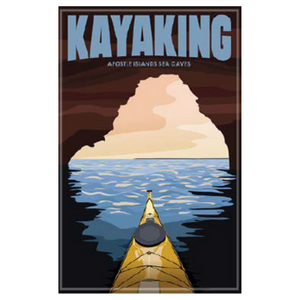 Kayaking Apostle Islands Sea Caves Magnet