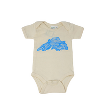 Load image into Gallery viewer, Hand Screen printed Lake Superior Baby Onesies are sure to be a treasured gift!Hand Screen printed Lake Superior Baby Onesies are sure to be a treasured gift!