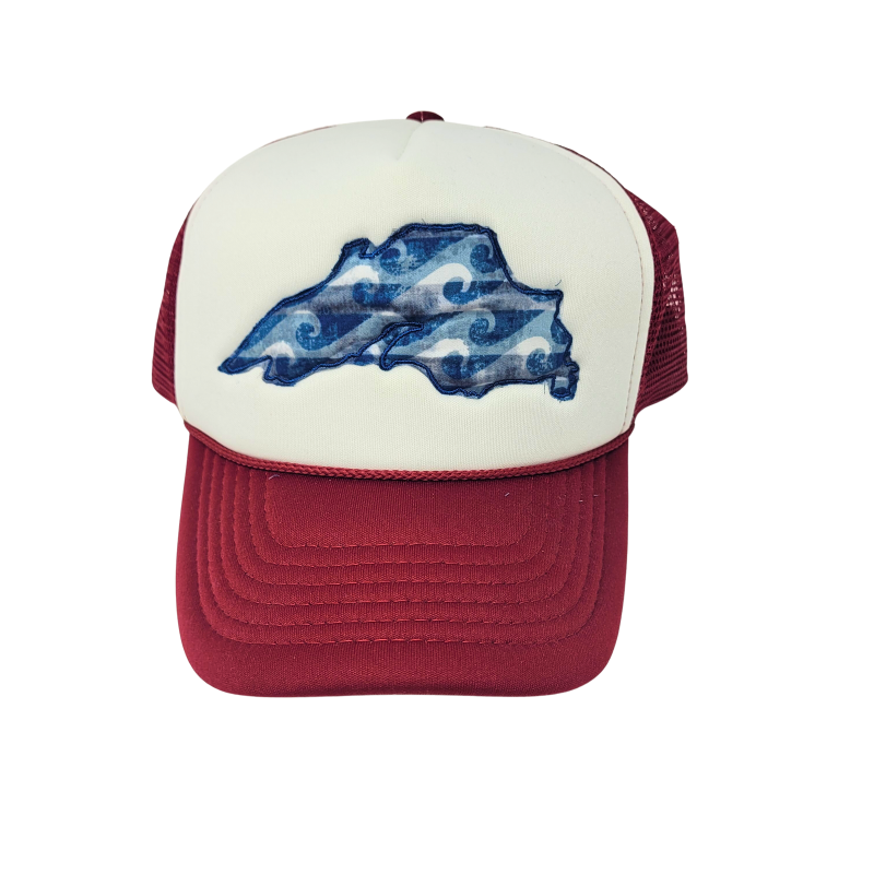 Lake Superior Waves Trucker Hat