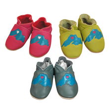 Load image into Gallery viewer, Wee-Kicks are handcrafted toddler shoes made from quality leather. These Lake Superior shoes are perfect for any lake lover and adventurer in your life!