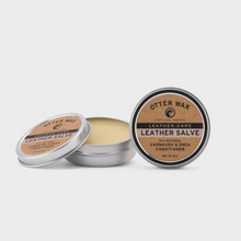Load image into Gallery viewer, Leather Salve Conditioner restores suppleness, luster, and shine to dehydrated leather and helps protect from future damage.﻿