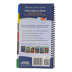 Adventure Quick Guides are the perfect companion to your time outdoors! Pocket Size 4.25" x 7.5" Laminated Easy to Follow Identification