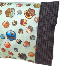 Load image into Gallery viewer, This pillowcase is perfect for the National Parks enthusiast in your life.  Standard Size measures 30&quot; x 20&quot; Washing Instructions: Machine Wash Cold/Tumble Dry Low Materials: 100% cotton  Artwork ©Anderson Design Group, Inc. All rights reserved. Licensed by ADGstore.com