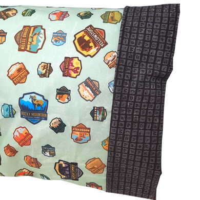 This pillowcase is perfect for the National Parks enthusiast in your life.  Standard Size measures 30